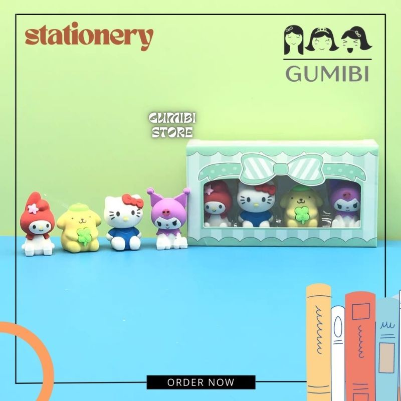 

Penghapus Box Mewah Sanrio Versi 2 Penghapus Miniatur Sanrio Penghapus Pensil Hapusan 3d Kuromi Cinamorol Melody