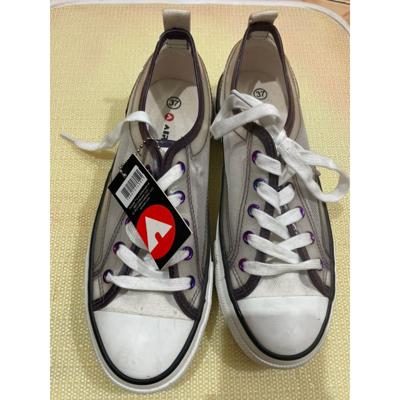 Airwalk Transparent White purple shoes Ukuran 37