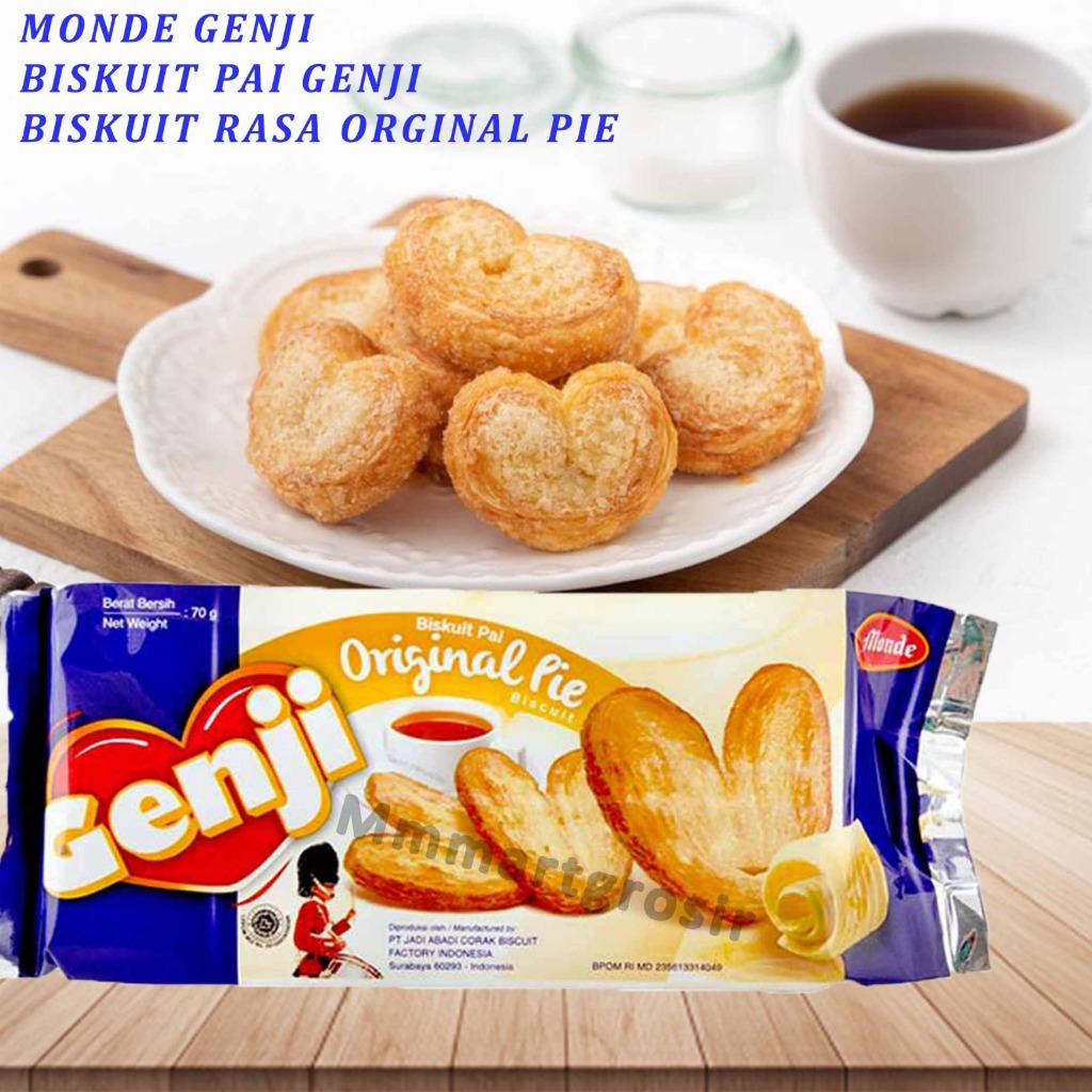 

Monde Genji / Biskuit Pie Genji / Biskuit Rasa Original / 70gr