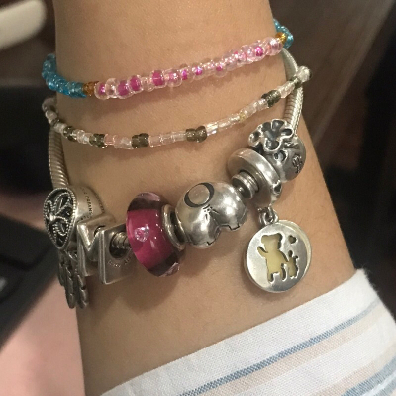 Preloved Pandora Bracelet with Charm