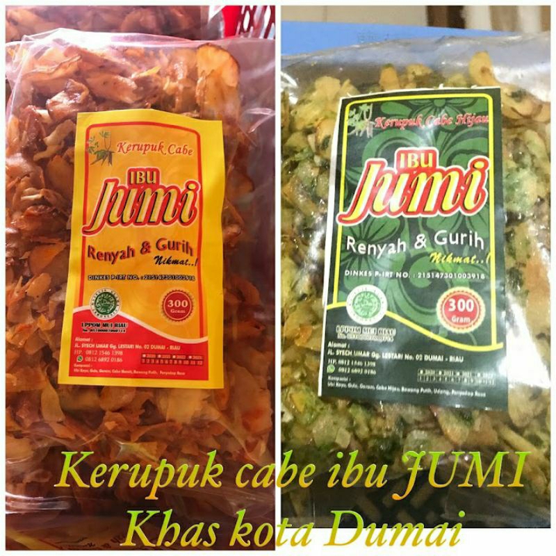 

KERUPUK CABE IBU JUMI ENAK DAH GURIH