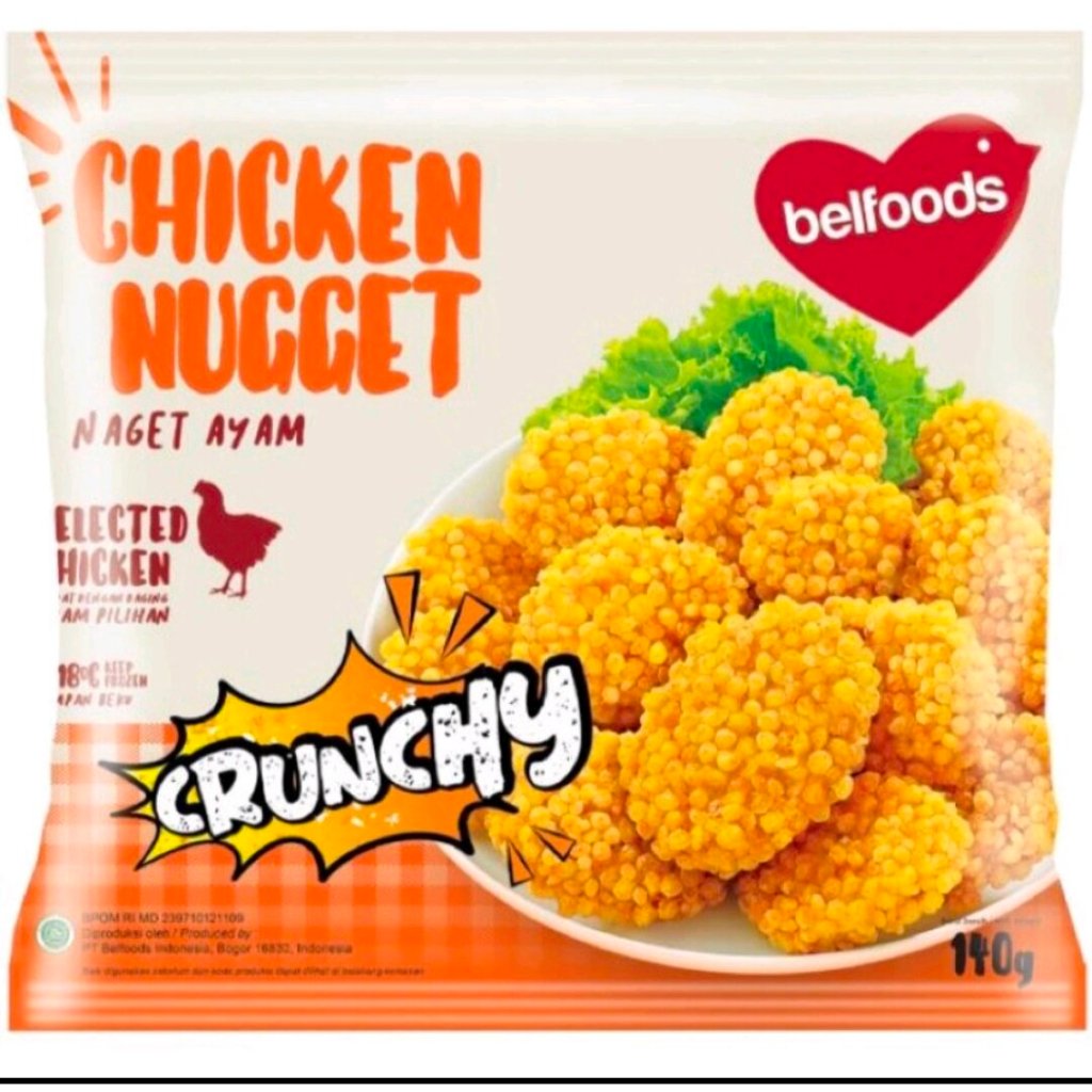 

BELFOODS Chicken Nugget Crunchy 140gr