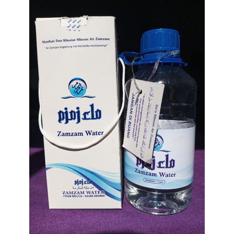 

air zam zam 1 liter// air zam zam 100% original // air zam zam asli // air zam zam asli arab