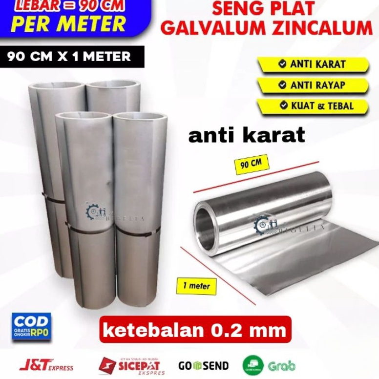 Pasti Murah seng talang air galvalum lebar 9cm talang air galvalum lebar 9 2U