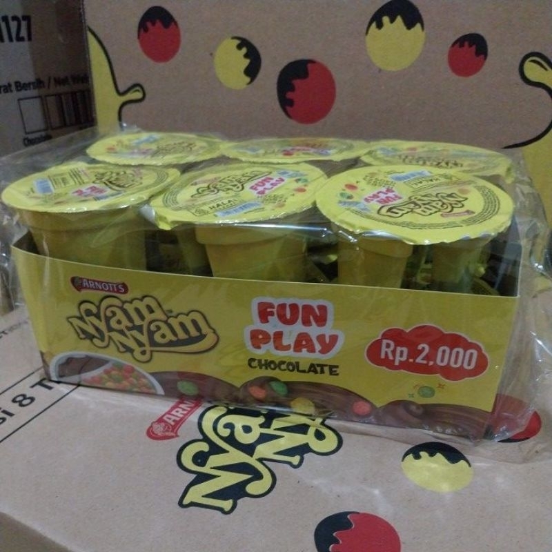 

nyam nyam fun play @2000 1.pack isi 12.pcs