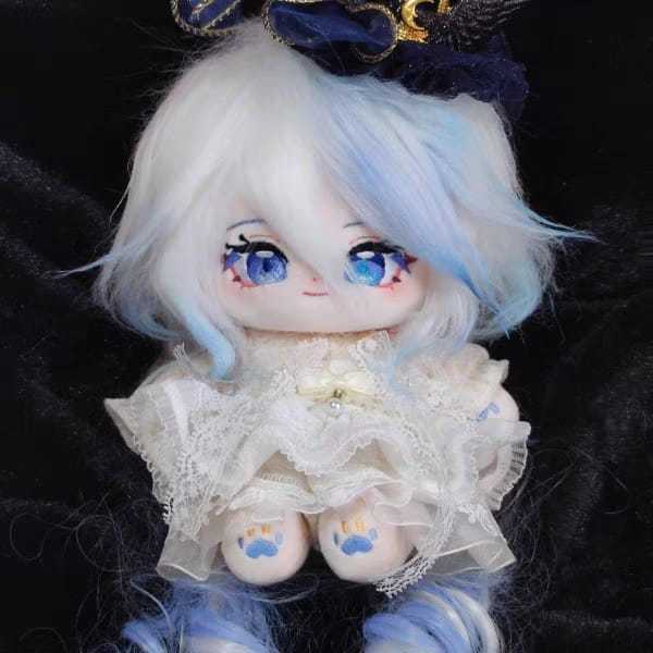 Boneka Plushie Dolls Furina Genshin Impact 20cm Boneka Katun Import
