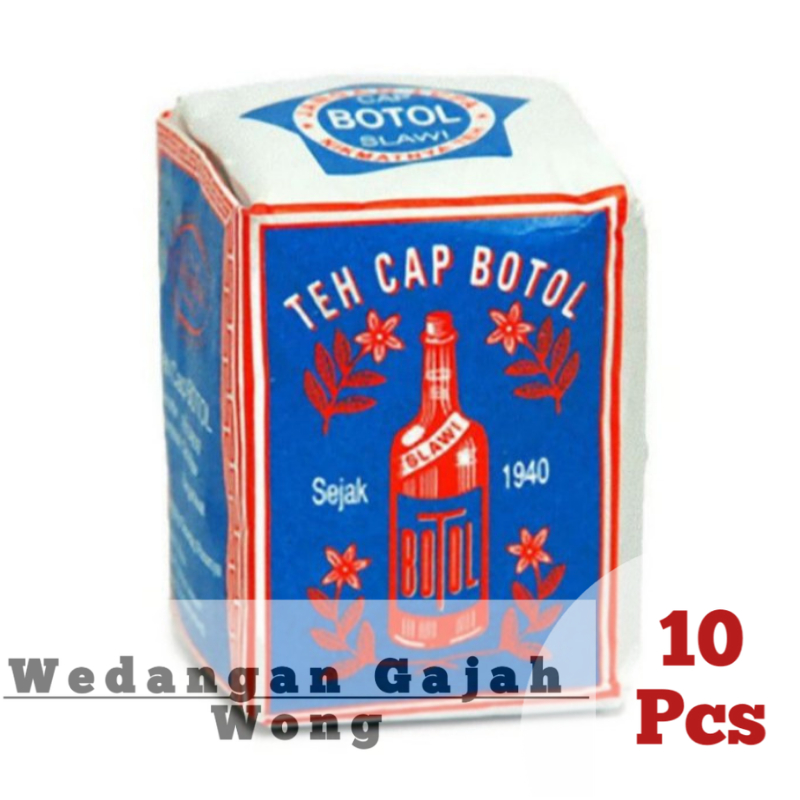 

TEH CAP BOTOL BIRU 1 SLOP 10 PCS