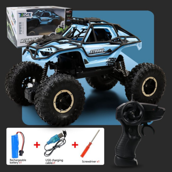 

Promo Mainan Mobil Jeep Remote Control off-Road Climbing Car RC Rock Crawler - STRONG BIRU Murah