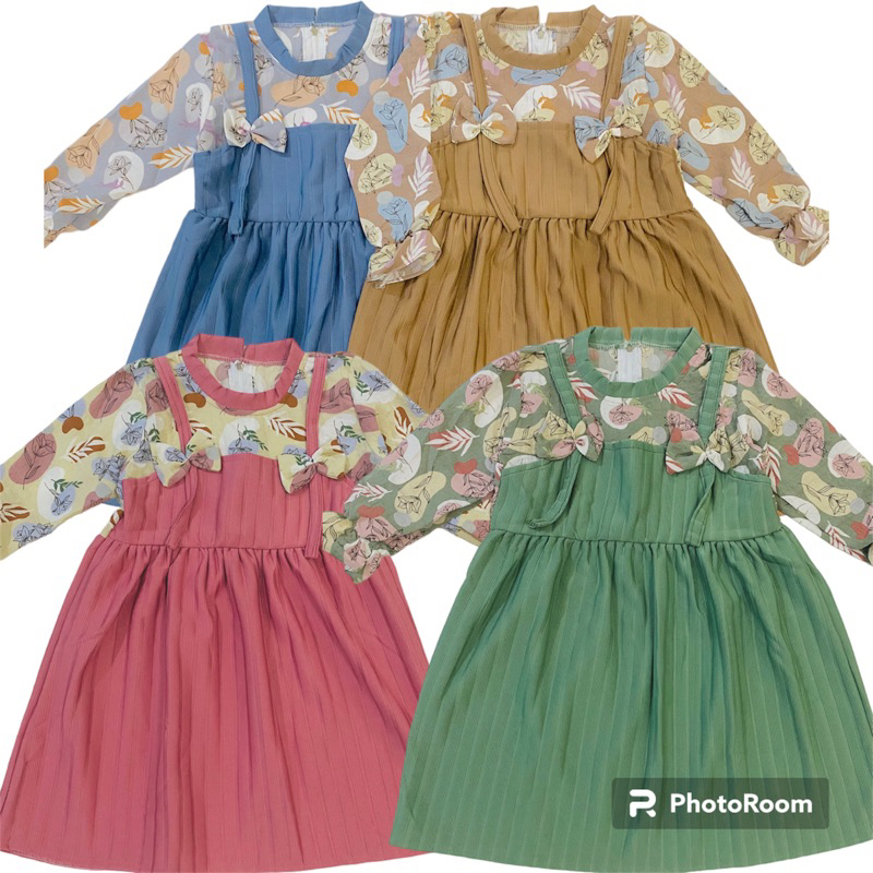 Gamis anak 6-12 bulan NAYRA KIDS onnefashion dress anak dress baby baju bayi