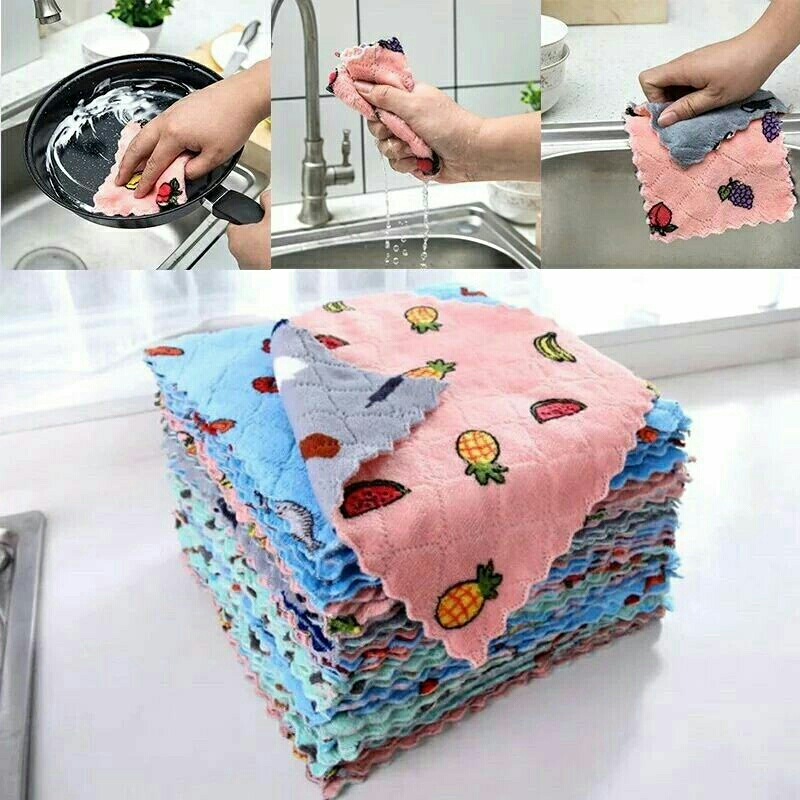 Kain Lap Meja Kain Lap Piring Kain Lap Tangan Bahan Kualitas Bagus Gampang Lap Bersih Kering Serap A