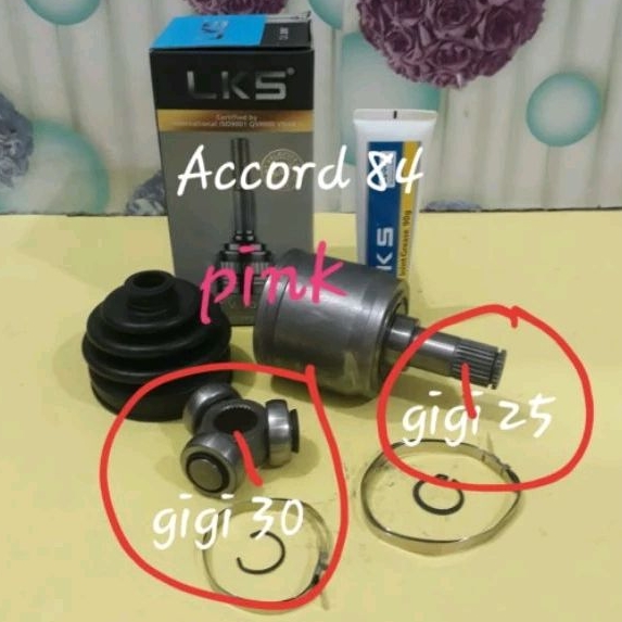 CV Joint Dalam As Roda Depan Dalam Honda Wonder Excellent Accord 84