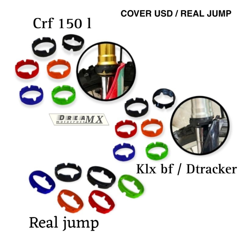 COVER USD REAL JUMP PELINDUNG REAL JUMP USD KLX BF DTRACKER CRF 150 L