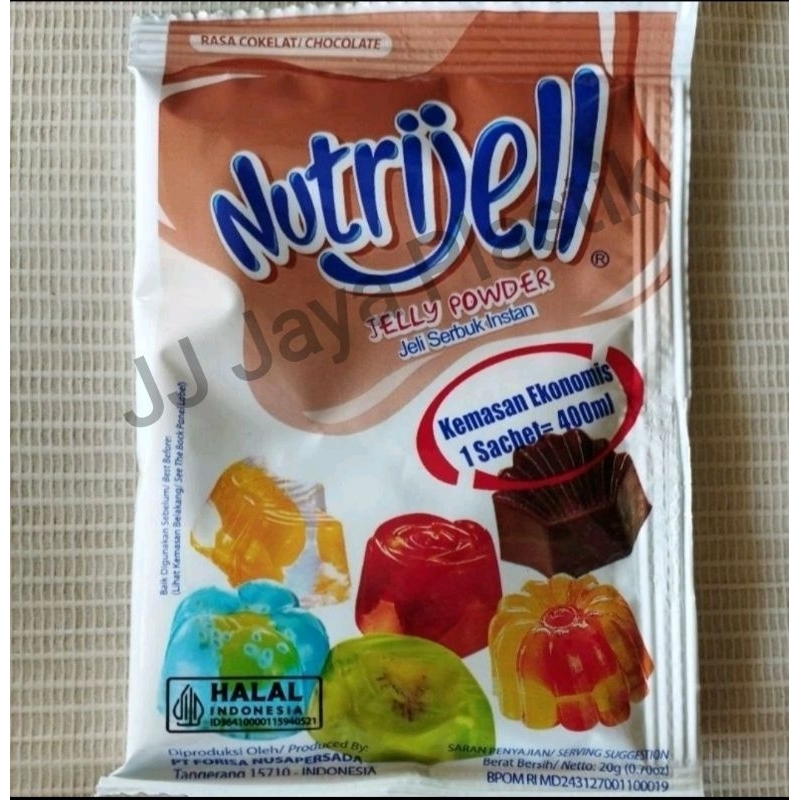 

Nutrijell Rasa Coklat 20Gr Sachet