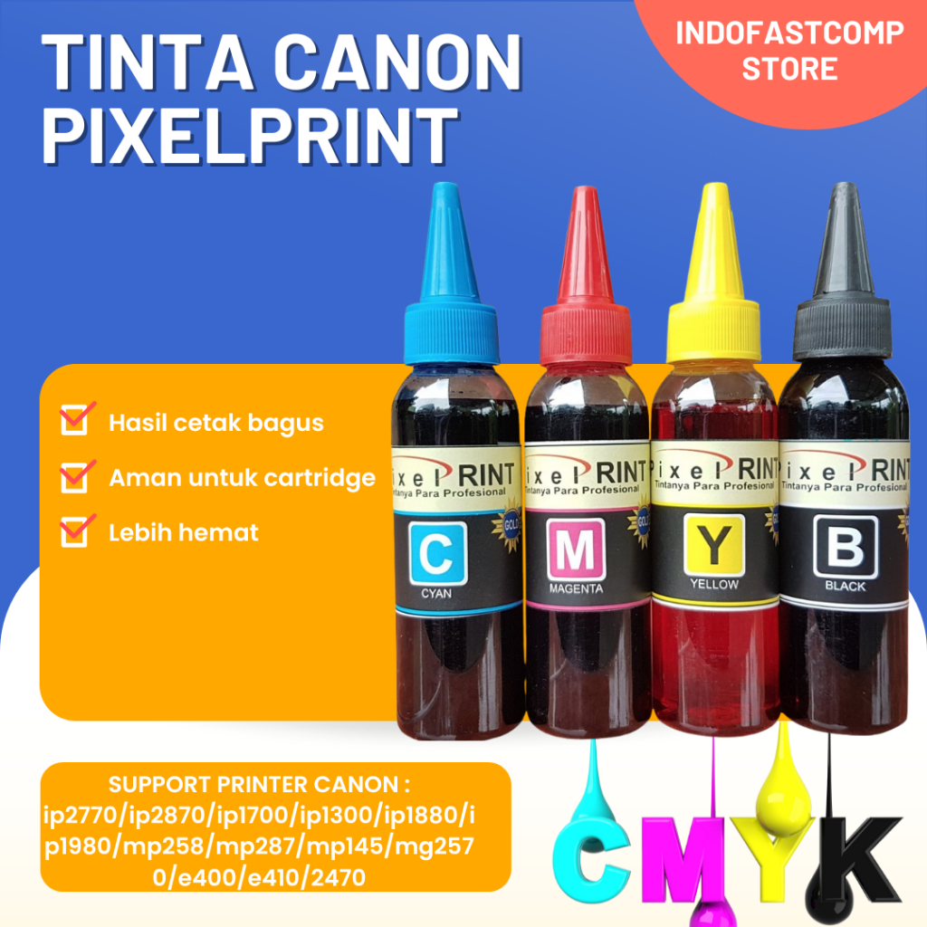 Tinta Canon Ip2770 Mp 287 IP1980 IP 2770 IP2780 IP2180 MP258 MP237 MP285 E410 E510 MG3570 G1000 G200