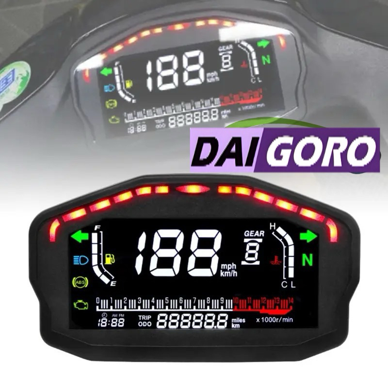 Speedometer Digital RX3N Spidometer Model Koso RX3N Universal Rx King Vixion CB Tiger CBR Byson Dll