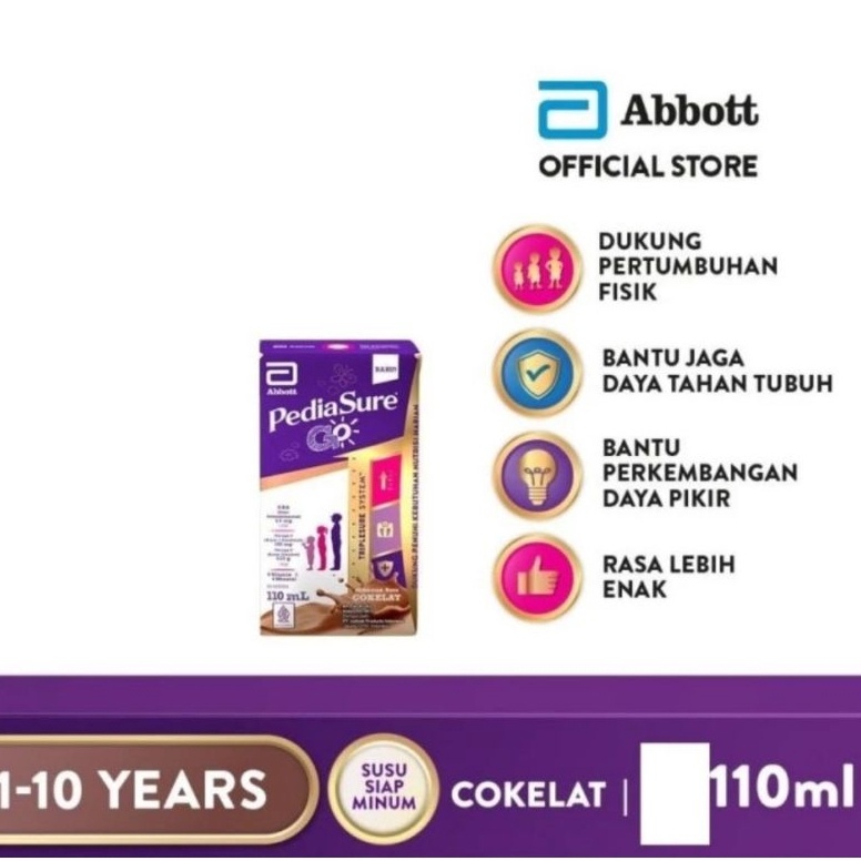 

Kode EGV754 Pediasure Go Cokelat Susu UHT 11 mL