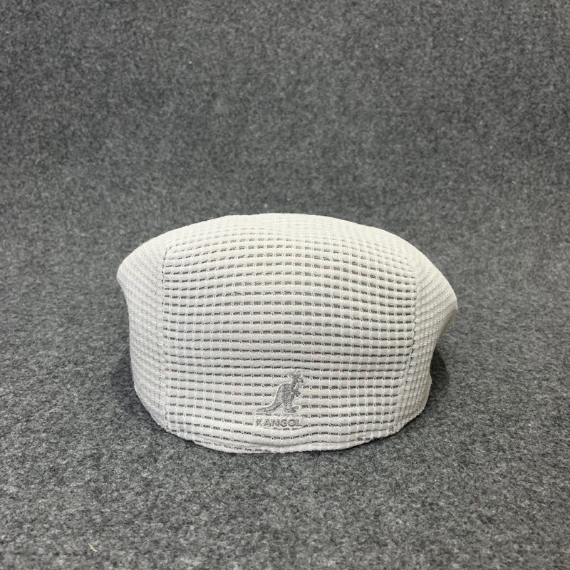 Topi Flat Cap Kangol Original Second - Kangol 2 tone waffle - baret kangol - topi pet kangol