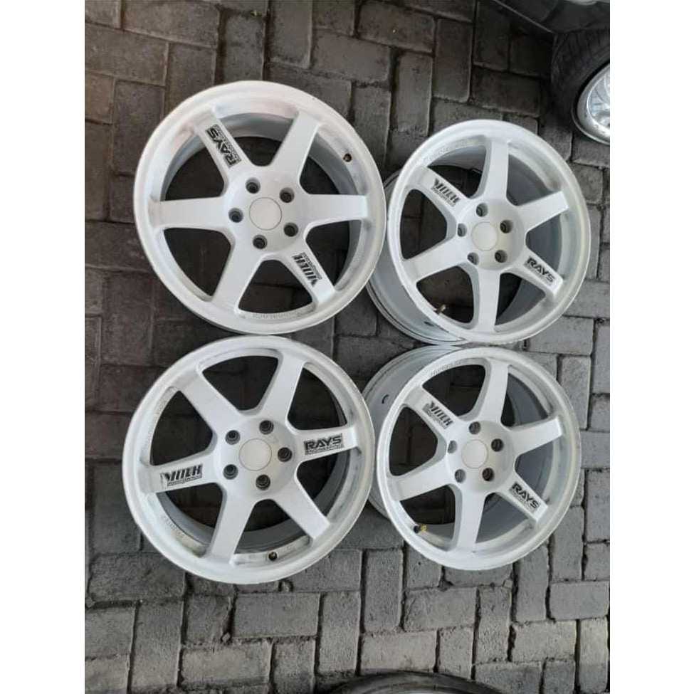 VELG VOLK RAYS TE 37 RING 17 LEBAR 8 PCD 5X114 ET38 COCOK ERTIGA INNOVA JUKE HRV OUTLANDER ODDYSEY S