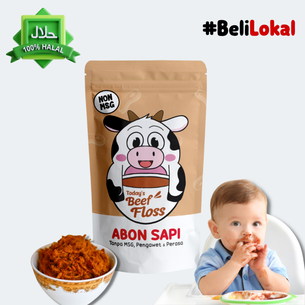 

Bebites Abon Sapi MPASI Kemasan 35 gram / Abon Bayi / Abon MPASI / Abon Bayi Penambah Nafsu Makan