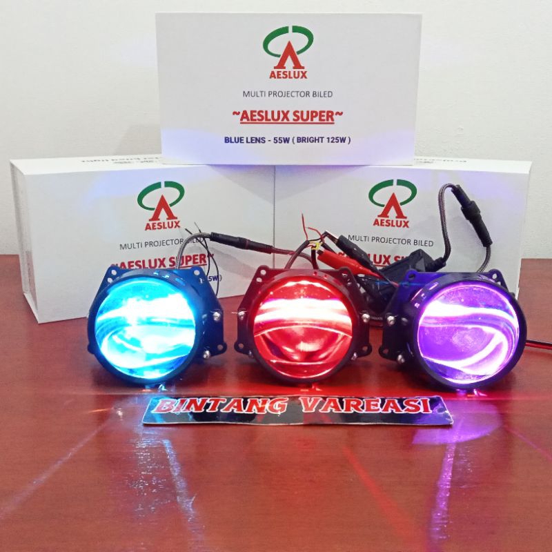 AESLUX SUPER 3 INCH DEVIL EYES 12 & 24 VOL | LAMPU LED HEADLAMP AESLUX SUPER DEMON EYES