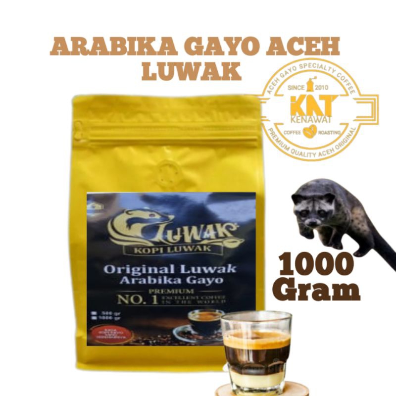 

KOPI LUWAK LIAR ACEH ASLI ARABICA GAYO 1 KG COFFEE BEAN KOPI BUBUK HALUS ARABIKA GAYO ORIGINAL DARI TANAH RENCONG ACEH ASLI.