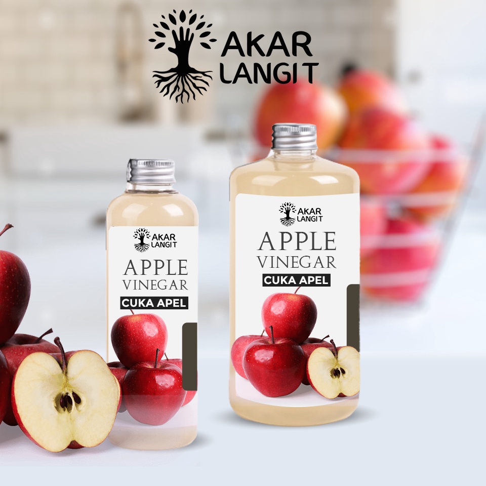 

TIPE NER913 CUKA APEL ORIGINAL ORGANIK 5ML APPLE CIDER VINEGAR CUKA SARI APEL AKARLANGIT