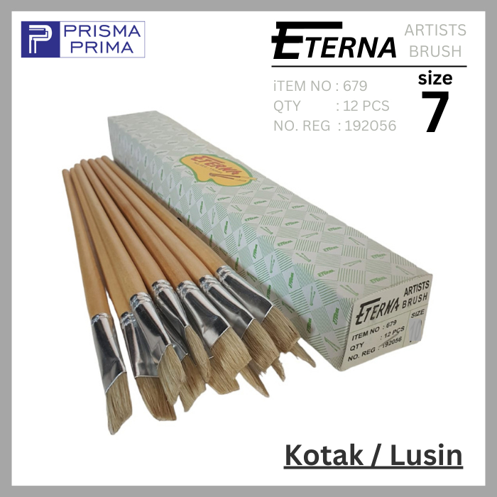

Kuas Cat Lukis Eterna No 7 Artists Brush Gambar Set per Lusin