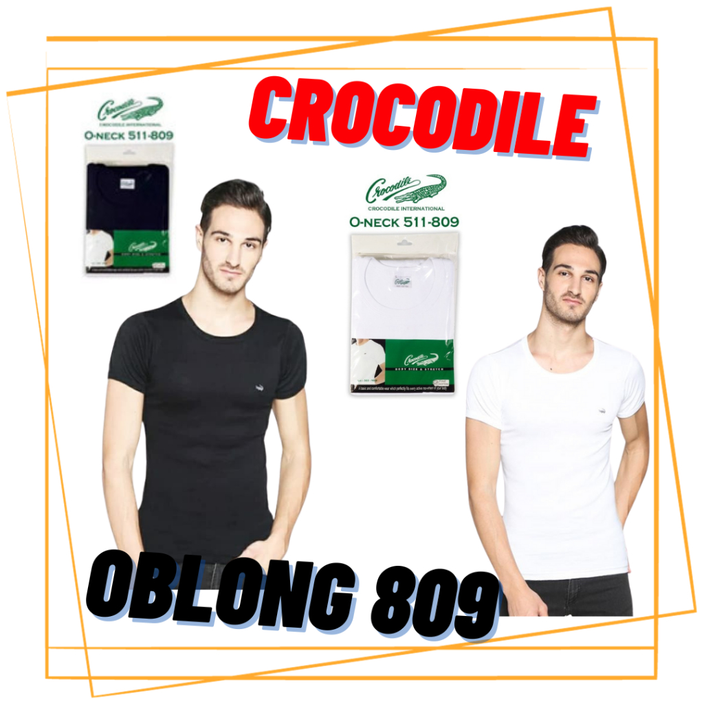 [COD] Crocodile Kaos Oblong Pria 511-809 Crocodile
