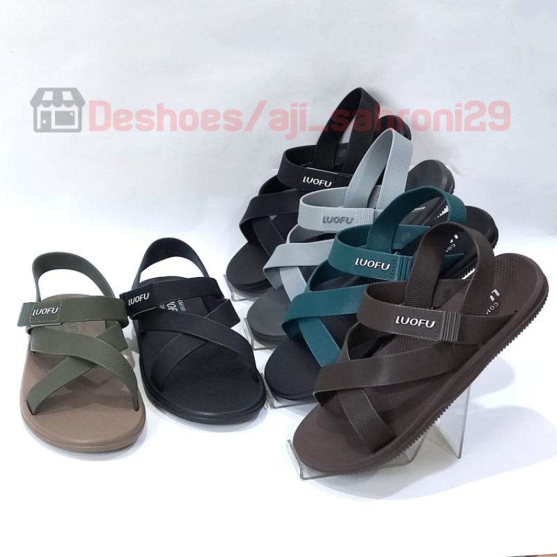 Sepatu Sandal Gunung Pria/Karet | LUOFU F 1190 - SG SIZE 40-44