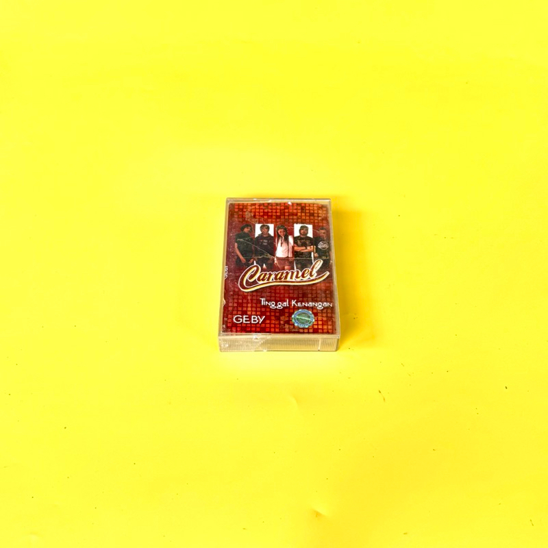Kaset Pita / Tape / Walkman Caramel x Geby Tinggal Kenangan Original 100% Berfungsi / Tested Indones