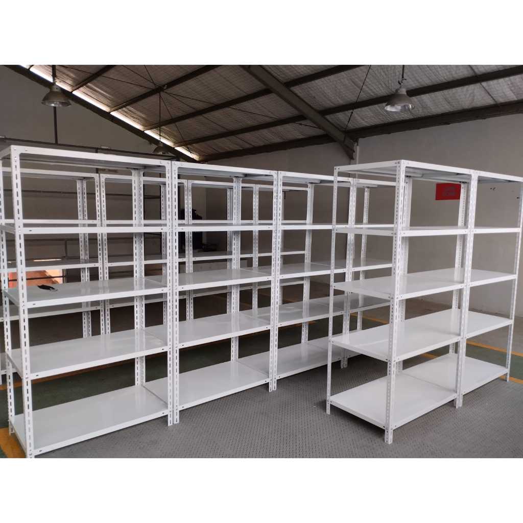 Rak besi siku 120x60x200 / Rak susun / Rak gudang / Rak barang / Rak serbaguna BERKUALITAS KOKOH BAN
