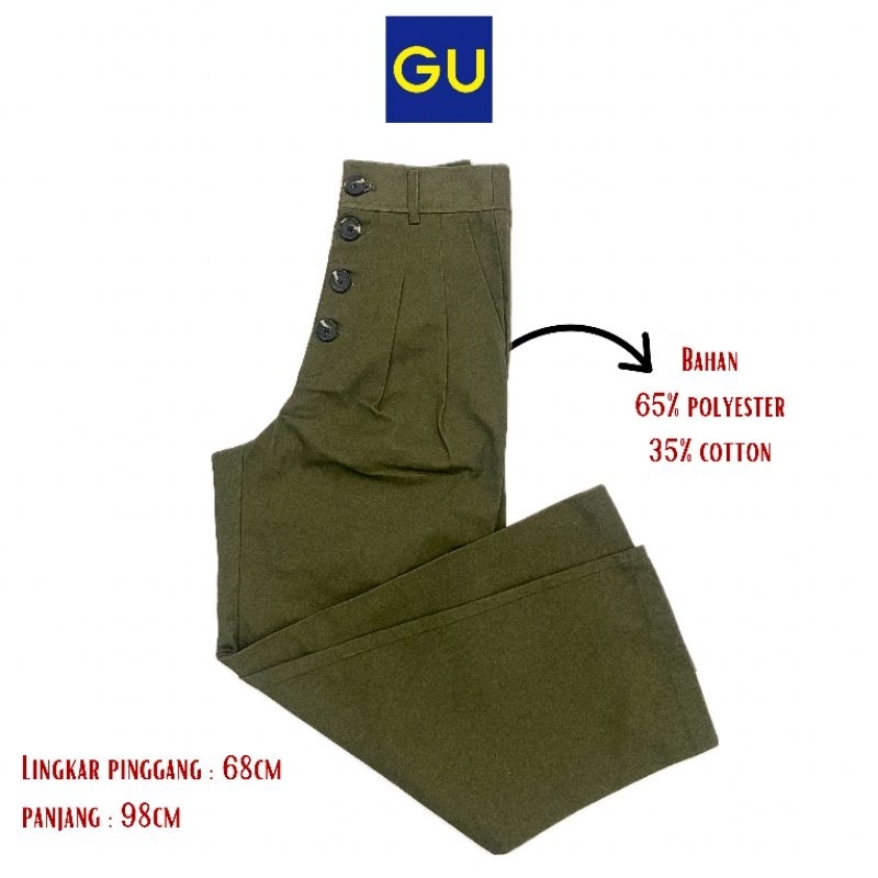 GU Loose Pants - Celana Kulot GU by  UNQ