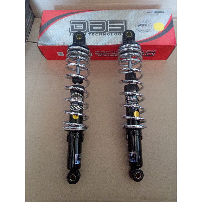 sok shock shockbreaker belakang DBS ukuran 340mm Balck/chrome