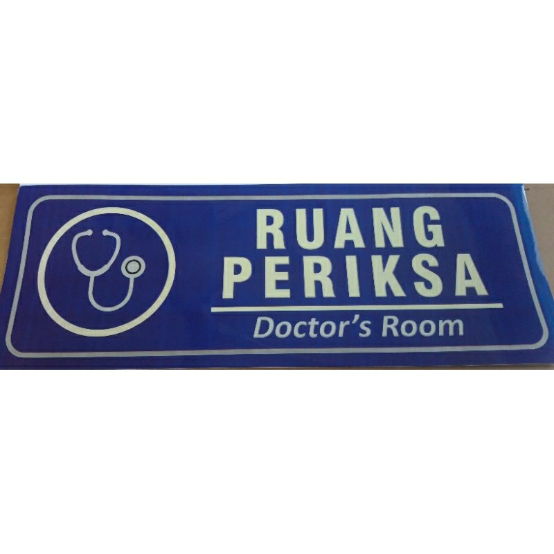 

stiker ruang periksa dokter