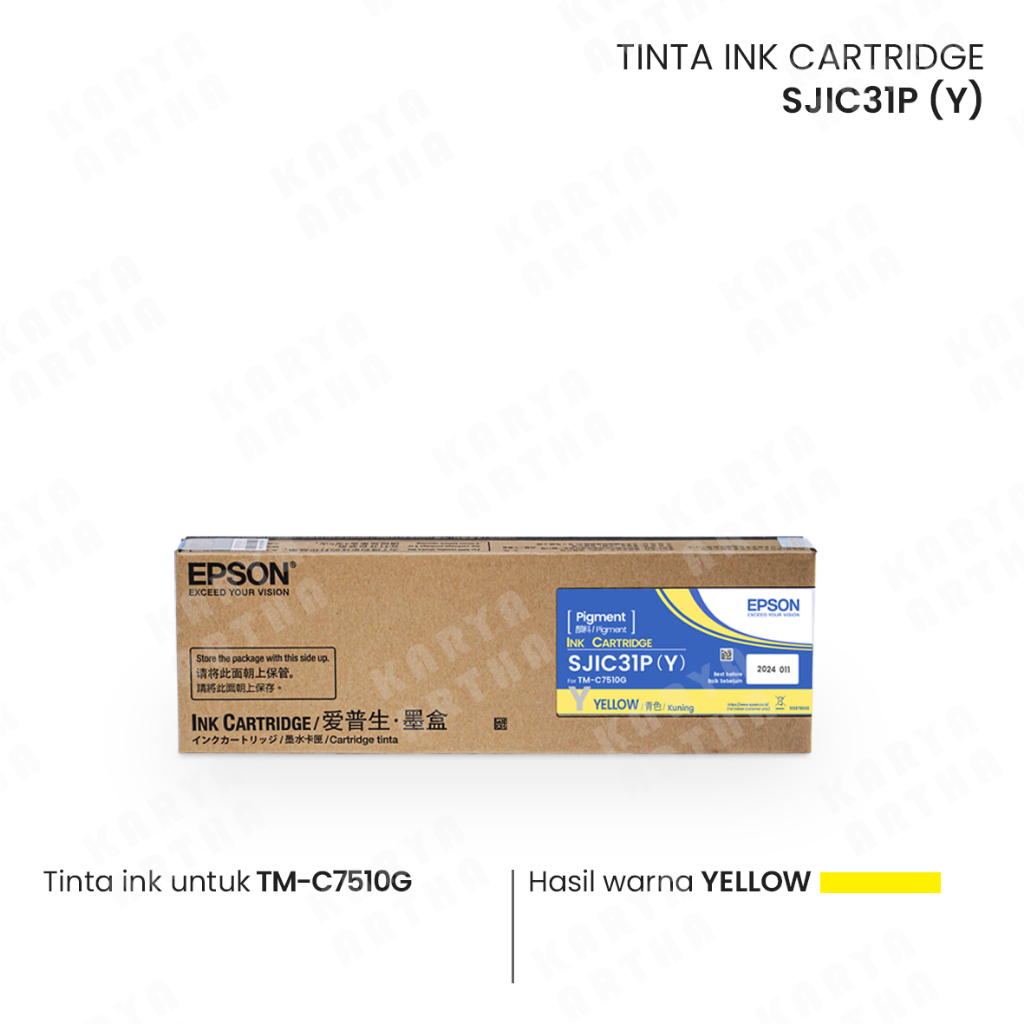 

Ink Cartridge Epson C7510G YELLOW SJIC31P(Y)