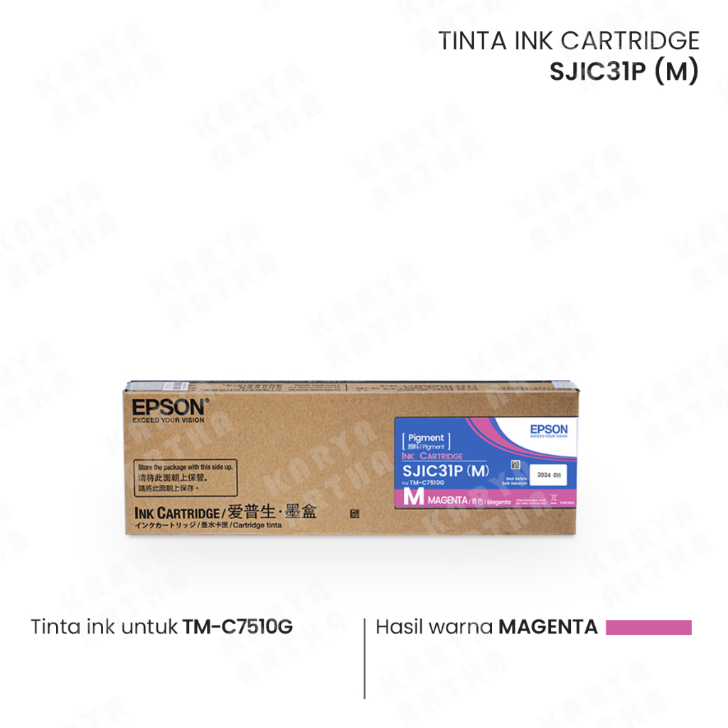 

Ink Cartridge Epson C7510G MAGENTA SJIC31P(M)