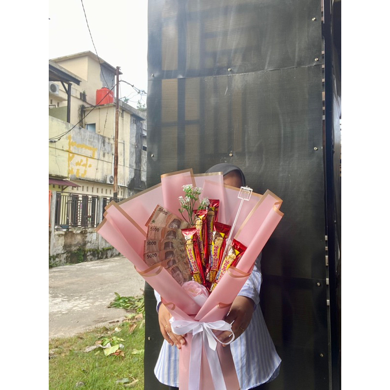 Bouquet uang+jajan