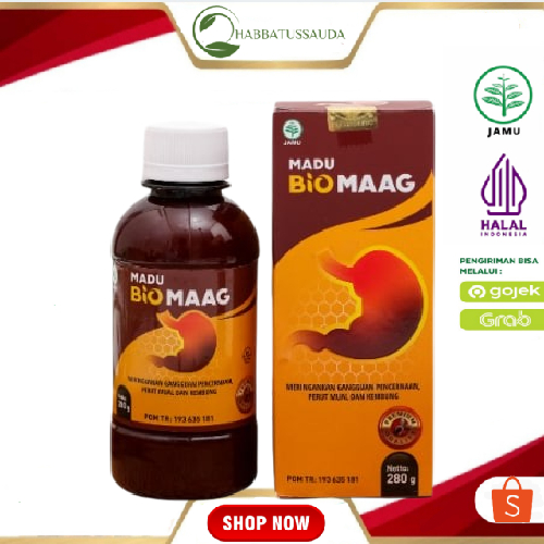 

Madu Biomaag Bio maag Asli Original Madu untuk Asam Lambung Maag Gerd 280 Gram