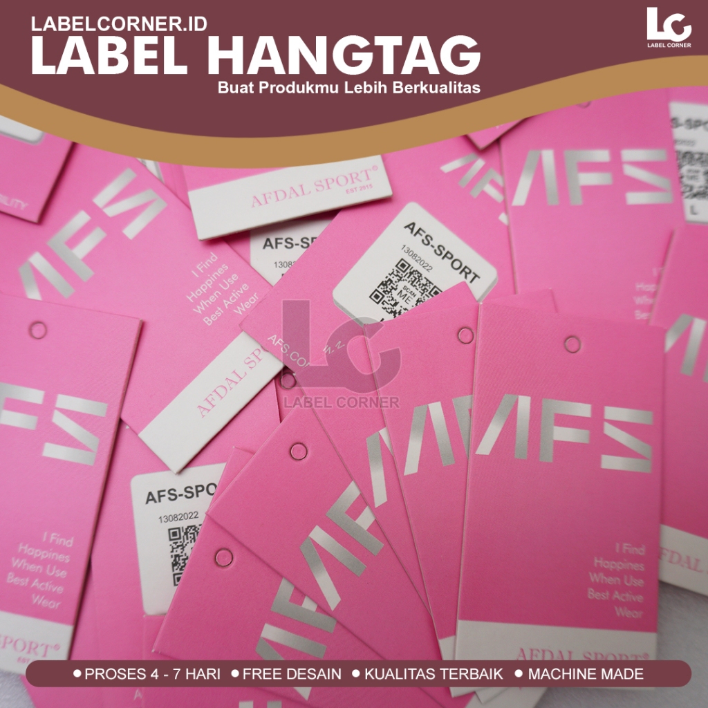 

PAKET Label Hangtag Harga Baju Tas Celana Jaket Pakaian Custom Free Desain Ketebalan 700 gsm Desain1 sis 2 sisi dan Tali