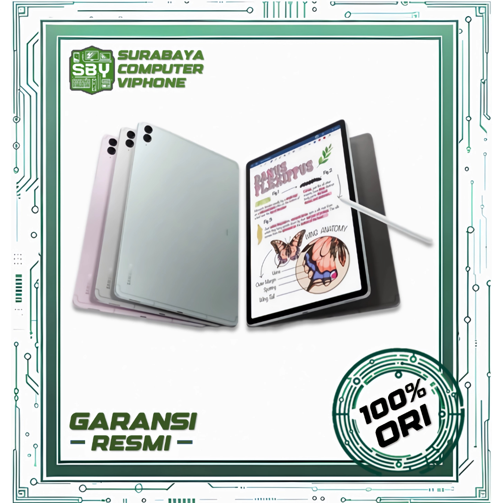 Tablet Samsung Galaxy Tab S9 FE/S9 FE+ | Tablet 5G | Tablet Wifi | S Pen | Garansi Resmi