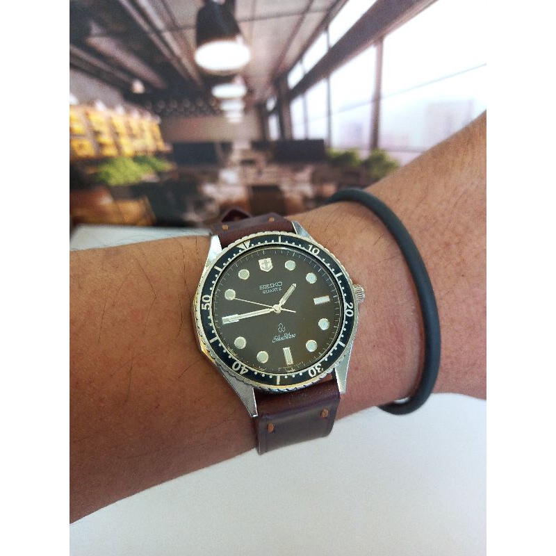 jj02865 jam tangan pria rare vintage seiko silverwave diver 6030-60000