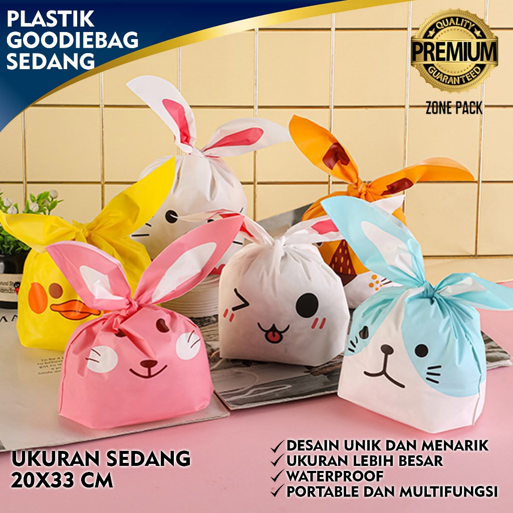 

[33x20 CM ] GoodieBag Ukuran Sedang | Plastik Kantong Bingkisan Souvenir Snack| Goodie Bag Ulang Tahun Anak | Tas Plastik Hampers