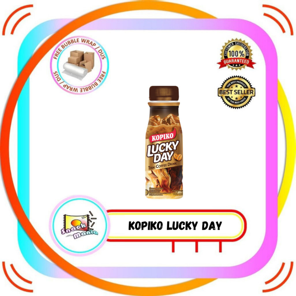 

Kopiko Lucky Day Thai Coffee Drink ~ 180 ml Kopi Susu