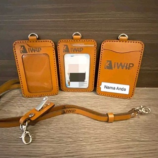 

ID CARD HOLDER KULIT CUSTOM, NAME TAG MURAH KULIT ASLI CUSTOM NAMA