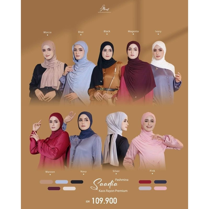 Hijab Arrafi Saaida Pashmina