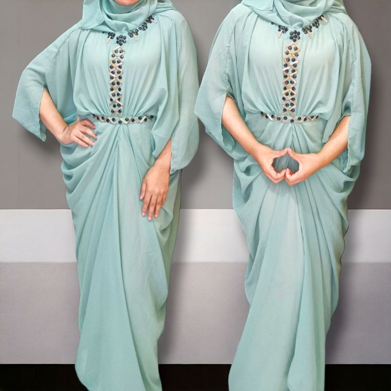 KAFTAN NAGITA BAMBU/KAFTAN LEBARAN/KAFTAN MEWAH/KAFTAN ELEGAN/KAFTAN BERKUALITAS