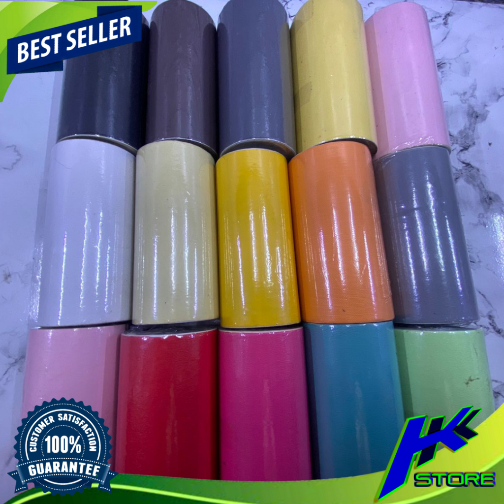 Border List Wallpaper Motif Polos 10cm x 10m Sticker Dekorasi Rumah Stiker List Border Motif Polos