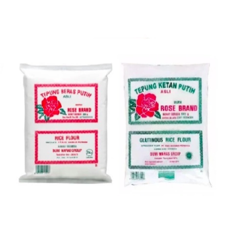 

Tepung Beras / Ketan Rose Brand 500 Gram - Tepung Beras