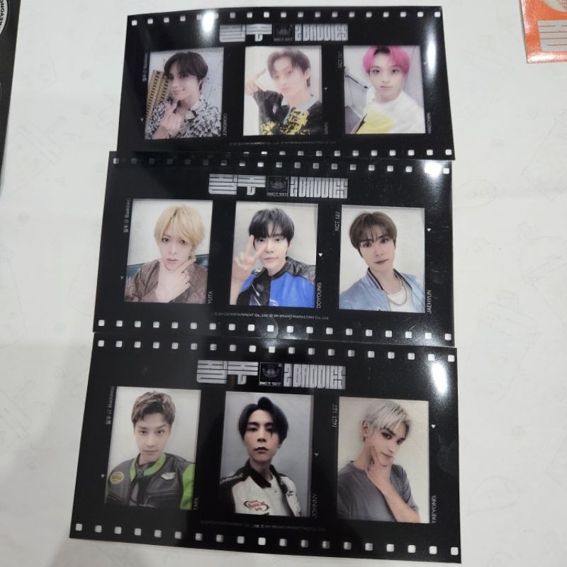 nct 127 all member foto strip original from sm entertainment photocard nct