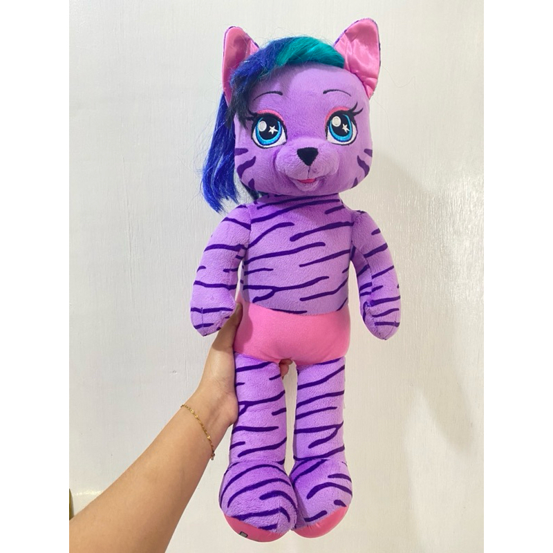 Boneka Karakter Kucing Ungu Build A Bear Size 50cm Original / Boneka Kucing Build A Bear / Boneka Ka